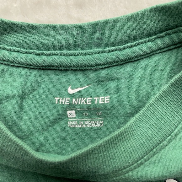 Nike Womens XL Green Graphic Logo Shirt Running Workout Training Athletic Tee - Picture 4 of 11